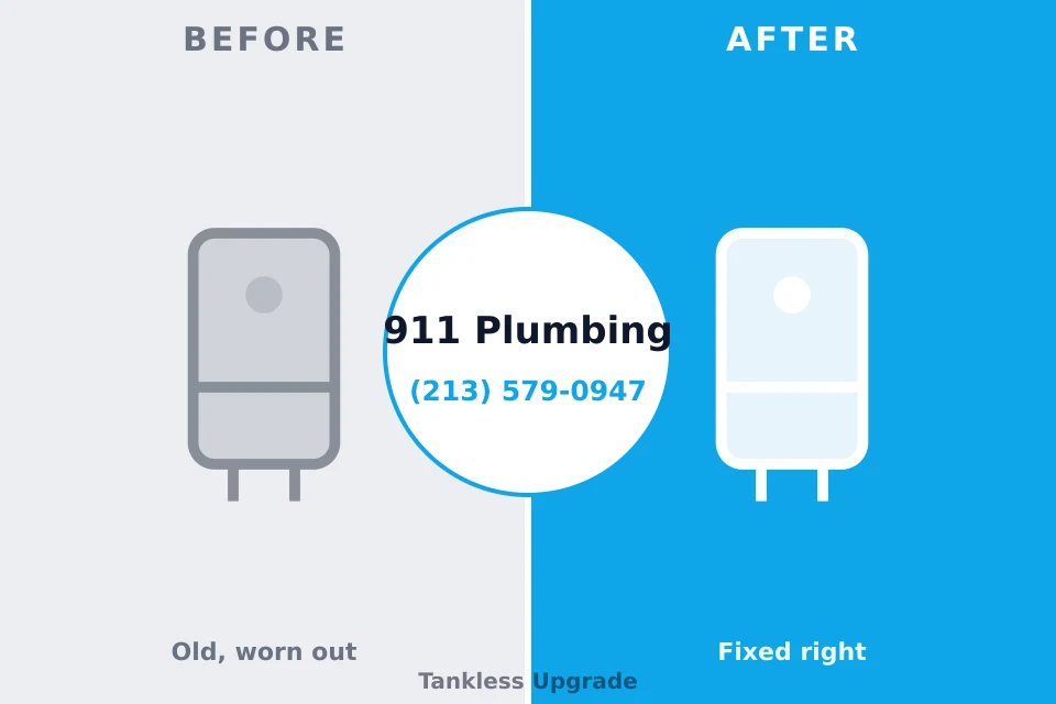 Before and after: plumbing company Opelika, AL